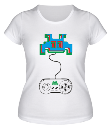 Женская футболка Nintendo 3D