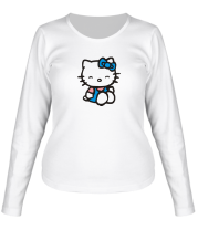 Женская футболка длинный рукав Kitty фото