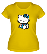 Женская футболка Kitty фото