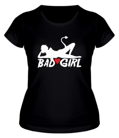 Женская футболка Bad girl