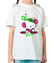 Детская футболка Kitty Dj фото