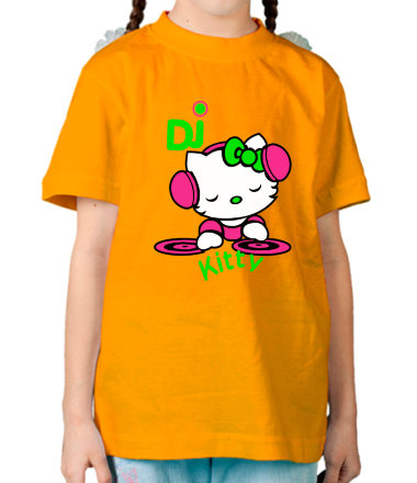 Детская футболка Kitty Dj
