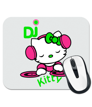 Коврик для мыши Kitty Dj