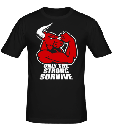 Мужская футболка Only the strong survive