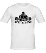 Мужская футболка Stay strong фото