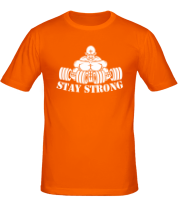 Мужская футболка Stay strong фото