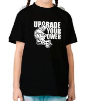 Детская футболка Upgrade your power фото