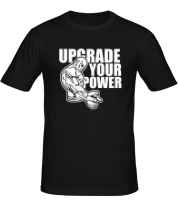 Мужская футболка Upgrade your power фото