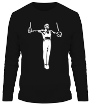 Мужская футболка длинный рукав Гимнаст фото