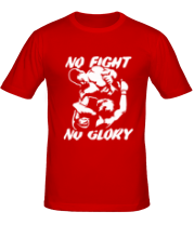 Мужская футболка No fight no glory фото