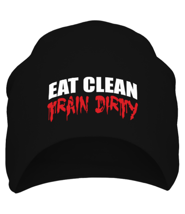 Шапка Eat clean train dirty