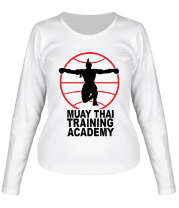 Женская футболка длинный рукав Muay Thai Training Academy фото