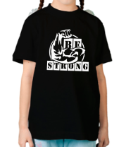Детская футболка Be strong (Будь сильным) фото