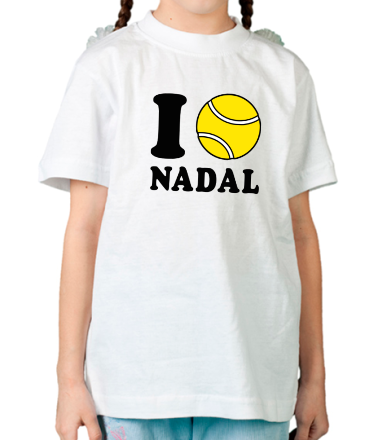 Детская футболка I love Nadal