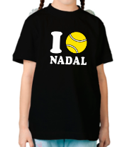 Детская футболка I love Nadal фото