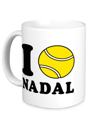 Кружка I love Nadal
