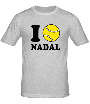 Мужская футболка I love Nadal