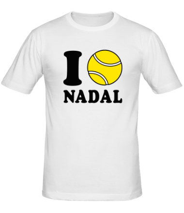 Мужская футболка I love Nadal