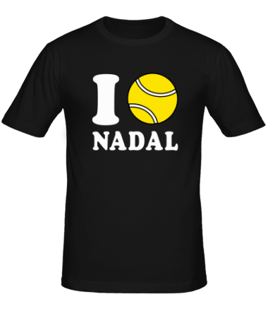 Мужская футболка I love Nadal