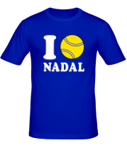 Мужская футболка I love Nadal