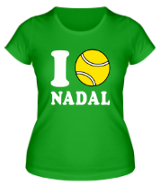Женская футболка I love Nadal фото