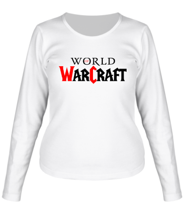 Женская футболка длинный рукав World of Warcraft