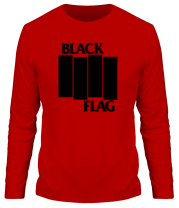 Мужская футболка длинный рукав Black Flag фото