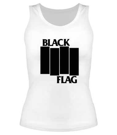 Женская майка борцовка Black Flag