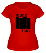 Женская футболка Black Flag фото
