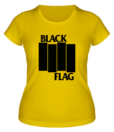 Женская футболка Black Flag