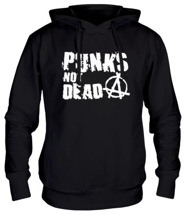 Толстовка худи Punks not dead