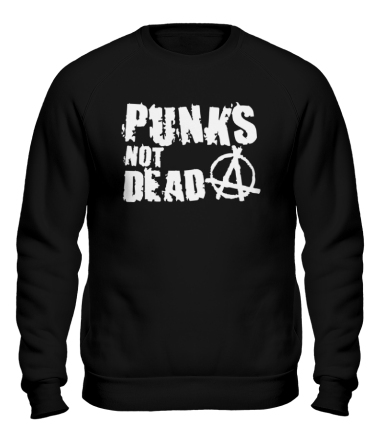 Толстовка без капюшона Punks not dead