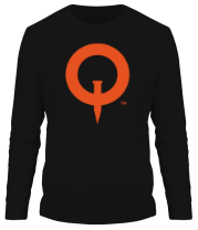 Мужская футболка длинный рукав Quake (logo) фото