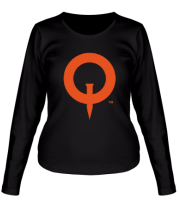 Женская футболка длинный рукав Quake (logo) фото
