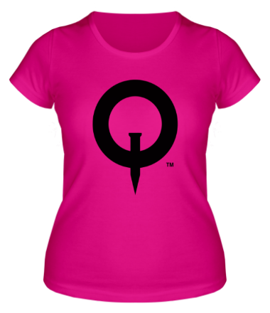 Женская футболка Quake (logo)