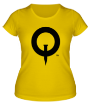 Женская футболка Quake (logo) фото