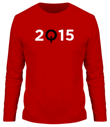 Мужская футболка длинный рукав Quake 2015