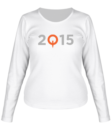 Женская футболка длинный рукав Quake 2015