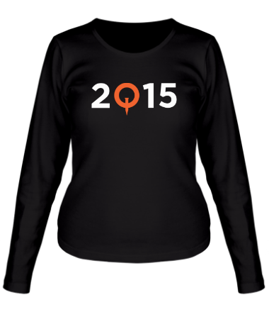Женская футболка длинный рукав Quake 2015