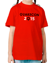 Детская футболка Quakecon 2015 фото