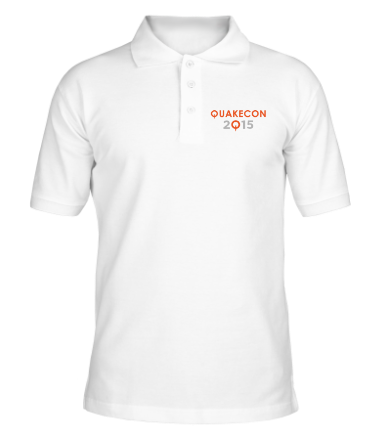 Мужская футболка поло Quakecon 2015