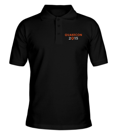Мужская футболка поло Quakecon 2015