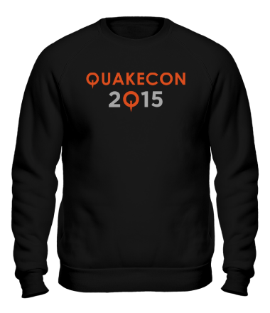 Толстовка без капюшона Quakecon 2015