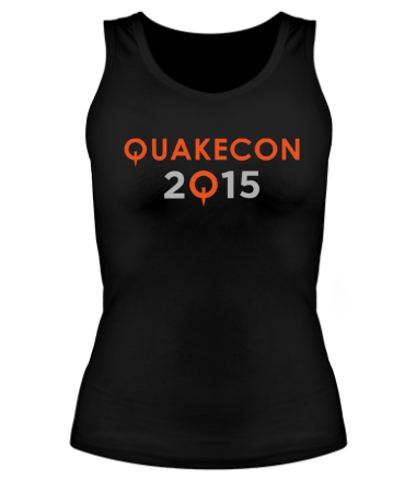 Женская майка борцовка Quakecon 2015