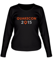 Женская футболка длинный рукав Quakecon 2015 фото
