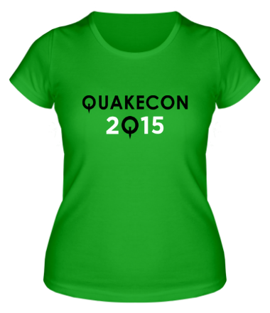Женская футболка Quakecon 2015