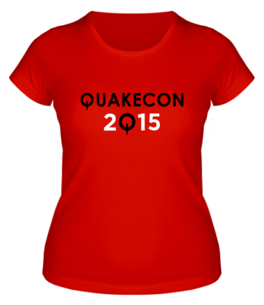 Женская футболка Quakecon 2015