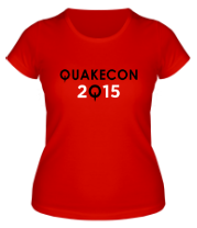 Женская футболка Quakecon 2015 фото