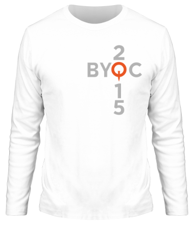 Мужская футболка длинный рукав  BYOC (2015)