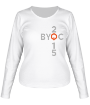 Женская футболка длинный рукав  BYOC (2015)